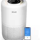 LEVOIT Air Purifier for Home Bedroom Dorm Room, Smart & Voice Control, AHAM Verifide, 3-in-1 Filter With HEPA Sleep Mode, for Pollen, Pollutants, Smoke, Dander, Dust, Core 200S-P, White