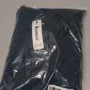 Newshows Women's Summer Square Neck Ribbed Knit Short/Long Sleeve A Line Flowy Midi Dress with Pockets, Size: S