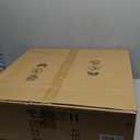 zouzai Low Profile Ceiling Fan with Lights and Remote, 18.9 inch Modern Ceiling Fans Flush Mount, Dimmable LED Fan Light, Ceiling Fans with Lights for Bedroom (Black, Frosted Ring)