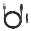 WUKUR Charger Cable for Manscaped Lawn Mower 3.0/2.0 Electric Groin Hair Trimmer and The Weed Whacker Nose and Ear Hair Trimmer Power Supply Charger Cord, 4.9Ft