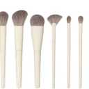 Dhjrefhhd 10Pcs Makeup Brush Set Professional Face Foundation Concealer Powder Blush Eyeshadow Brush Set For Foundation Blush Concealer Eyeshadow Travel Kit White suit