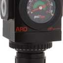 ARO R37341-600-VS Air Regulator 1/2" NPT, w/Gauge - 250 psi Max Inlet