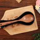 Ceramic Spoon Rests for Kitchen, Spoon Rest for Stove Top Countertop Utensil Rest Ladle Spoon Holder for Cooking Home Decor, Black Color