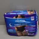 Always Discreet Night, Reimagined Adult Diapers for Women, Extended Overnight Absorbency Incontinence and Postpartum Underwear Size L, 360 Degree Coverage While Laying Down, 14 Count