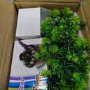 Indoor Tabletop Fountains  Rockery, Water,Fisherman, Plants, Desktop Fountain, atomizing humidifier Fountain, Home Office Desktop Decorations, Automatic Pump with Power Switch