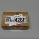 Bucherry 6 Pack Christmas Clear Acrylic Photo Frame Ornaments 2"x 3" Mini Hanging Picture Frame Ornaments Small Scalloped with String for Christmas Tree Photo Decoration Xmas Party(Black)