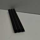 EVEO Cable Management Under Desk Kit (6 Units) - Under Desk Cable Management Cord Hider, Cable Hider Cord Management, Cable Organizer, Cable Raceway | Self-Adhesive 96'' J Channel 6X16 - Black