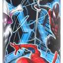 THERMOS FUNTAINER 16 Ounce Stainless Steel Vacuum Insulated Bottle with Wide Spout Lid, Spiderman