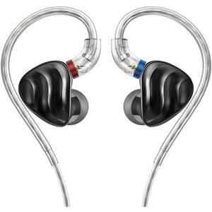 FIIO FH3 HiFi Earphones 3 Drivers (1 Dynamic + 2 Knowles BA), in-Ear Earphones High Resolution, Bass Sound, High Fidelity for Smartphone/PC/Tablet (Black)