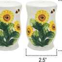 ACK 3D Sunflower Salt and Pepper Shakers, Kitchen Décor