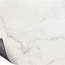 SUEH DESIGN Coffee Mat, Absorbent Dish Drying Mat 23.6 x 15.7 in Quick Dry Coffee Mat Large Drying Mats for Kitchen Counter Coffee Bar, Marble White