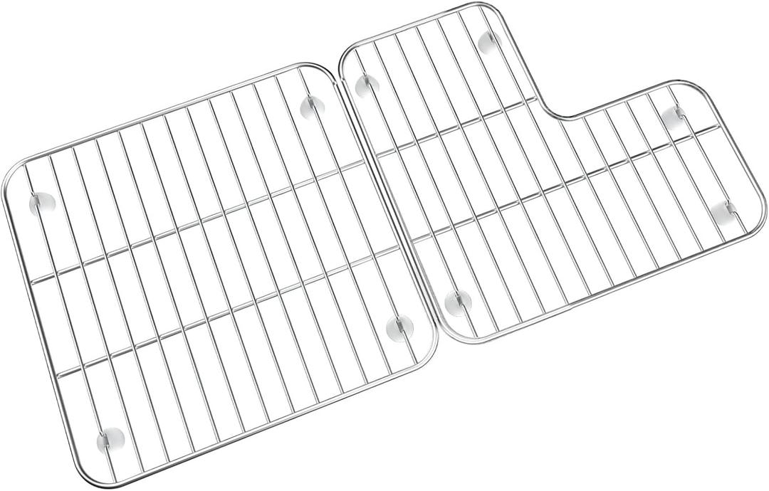 K-6639-ST Bottom Basin Racks For Kohler K-6488 and K-6489 Bottom Basin Racks Right & Left Replacement kohler sink accessories(Stainless Steel)