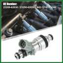 Motoforti 6 Pcs 23250-62030 Fuel Injector Nozzle Fit for Toyota T100 3.4L Tacoma 4Runner Tacoma 3.4L for Lexus ES300 Camry 3.0L 23209-62030 842-12183 FJ180 Long-Lasting