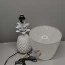 Pineapple Topped Table Lamps (White)
