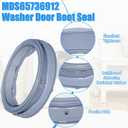 Upgraded MDS65736912 Washer Door Boot Gasket Seal Compatible with LG Washer Door Seal WM3400CW Door Gasket Seal Parts WM3600HVA WM3600HWA WM3700HVA WM3500CW WM3700HWA WM3700HRA PS12748962