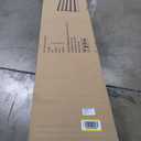 POHARE Wood Slat Wall Panels, 4 Pack Accent Decorative Acoustic Wood Slats for Wall and Ceilings, Acoustic Panels for Interior Wall Dcor on Felt Back Board, Black-Brown Oak, 8 x 1 ft