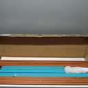 Teamson Kids - Wooden Outdoor Child Children Kids Picnic Table & Chair Bench Set - Brown/Aqua