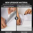 practicalWs White Wallpaper Peel and Stick with Tools, White Wall Paper Roll Self-Adhesive and Waterproof, Thickened Solid Color Whites Contact Paper for Cabinets Countertop 17.7'' x 393.7''