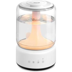 LEVOIT Humidifiers for Bedroom, 4.2L Top Fill for Large Room with 42H Runtime, Dishwasher Safe Design Easy to Clean, 21dB Quiet Cool Mist for Baby, Plants, Night Light, Essential Oil Diffuser, White