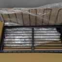 Power Tool Organizer with Charging Station, Drill Holder Wall Mount, Garage Storage Shelves for Organization and Storage, Heavy Duty Pegboard Wall Organizer Set Solid Metal Black 2 Pack 4 Set