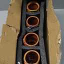 Cocktail Tiki Mugs Set Of 4 - Exotic Mug With 4 Coasters And 4 StrawsCute Ceramic Hawaiian Style Cocktail Glasses For Party And Tropical Tiki BarMai Tai Drinkware (Glossy)