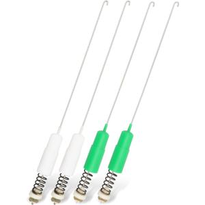 WH16X26910 WH16X26911 Suspension Rod and Spring Kit Assembly Fit for GE Washer, 24.6In 2 (Green) 2 (White), Replace AP6287023 WH16X24144