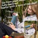 Tumbler Adapter for Stanley to Flavor Cartridge, Compatible with Stanley Quencher H2.0 FlowState Tumblers 30oz&20oz, Adapter to Flavor Cartridge, BPA Free, Food Grade Silicone Leak-Proof (Blue Spruce)