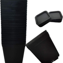 3 Inch Black Nursery Pot Flower Pots Square Plastic Plant Pot Plastic Starter Pots with Saucer Basket Indoor Outdoor for Your Room,Garden Office and Balcony Decor
Amazon's Choice