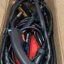 HONE MIG Welder Machine, Actual 145Amp 110V/220V Dual Voltage Flux Core Welder, 3 in 1 Synergic Gasless wire MIG/Stick Welder/Lift TIG Welding Machine, IGBT Inverter with LCD Display Portable Welder.