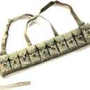 Original Military Surplus Chinese Type 56 7.62X39 Semi-Automatic Rifle Chest Rig SKS Bandolier Pouches Magezine Holder Canvas