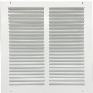 Rocky Mountain Goods Air Return Grille - Heavy Duty Steel with Premium Finish - Includes Full Installation kit - Louvered Design - Paintable Vent Cover - Matte White - Consistent air Flow (12" x 12")