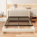 1.6 Inch Bunkie Board King Low Profile Heavy Duty Metal King Size Box Spring Bed Base, Sturdy Mattress Foundation, Easy Assembly, Noise Free, Black