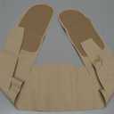 RANDY SUN Ultra Thin Back Brace, Lightweight Breathable for Women & Men, Invisible Lumbar Support Belt for Lower Back Pain Relief and Posture Correction Beige XL/XXL(Waist:36"-43")