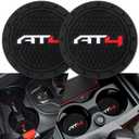Car Cup Holder Coaster for GMC AT4,Silicone Cupholder Coaster,Car Interior Accessories,2.76 Inch 2 Pieces