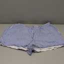 EXLURA Women's Summer 2 Piece Outfits Sleeveless Tank Top Matching Shorts Sets Cotton Striped Sweatsuits Vacation Beach 2025 (XX-Large, Blue)