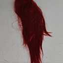 WIGER Red Wigs For Women Long Straight Red Hair Wig Middle Part Synthetic Colored Mermaid Cosplay Wig No Lace Nature Looking Girls Red Costume Full Wigs