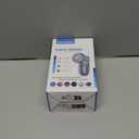 BEAUTURAL Fabric Shaver and Lint Remover, Sweater Defuzzer with 2-Speeds, 2 Replaceable Stainless Steel Blades, Battery Operated, Remove Clothes Fuzz, Lint Balls, Pills, Bobbles Gray