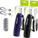 Electric Whistle Handheld Electronic Whistle for Coaches 3 Tones High Volume Electric Whistle with Lanyard Battery Operated Outdoor Sport Whistle for Teacher Referees (Black and Blue)