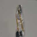 Toilet Handle Replacement Kit, 2-Pack Toilet Lever Flush Handle, Toilet Flusher Handle Lever with Stainless Steel Flapper Chain, Front Mount Toilet Trip Levers Fit for Most Toilet Tanks, Matte Black