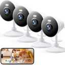 Security Camera Indoor Outdoor, 5G & 2.4G WiFi Cameras for Home, Baby/Elder/Nanny/Dog/Pet Camera with Phone App, Spotlight, Color Night Vision, 2-Way Audio, 24/7, SD/Cloud Storage, Works with Alexa, 4 Pack