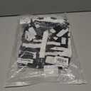 Women's Print Button Down Shirts Long Sleeve Business Casual Work Blouse Tops (M)