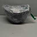 LaDoVita Plant Pots with Drainage Holes, 12 Inch Large Planters for Indoor Plants, Plastic Flower Pots Outdoor, Set of 2 Pack, Frosted Black