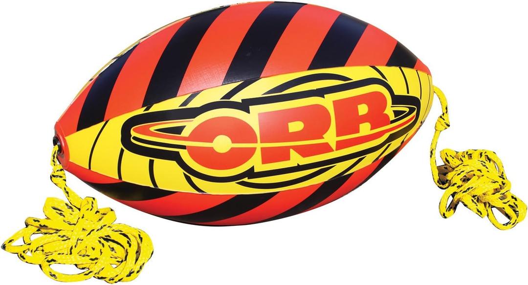 Airhead ORB Buzz Double Towable Tube Ball for Rope Lift to Reduce Water Spry, 60 ft with 4,100 lb Break Strength