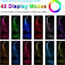 6ft LED Fiber Optic Whip Dance Space Whip with 12 Colors, 36 Color Modes 360 Swivel Pixel Rave Whip Rave Lights for Gift,Dancing Parties, Music Festival, Christmas Carnival