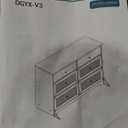 YITAHOME Rattan Dressers & Chests of Drawers, 6 Drawer Modern Closet Dresser, Wood Color