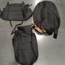 for Honda HRV Seat Covers 2023 2024 2025 2026 Sport LX, Custom Fit Car Seat Cover Full Set, Waterproof Leather HR-V Seat Protectors, SUV Cushions Accessories, Black, NOT Fit for EX-L