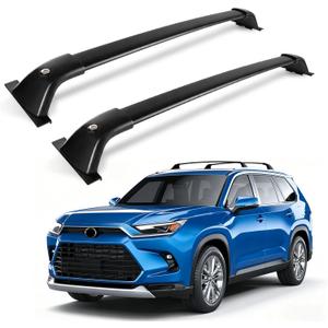 260 LBS Heavy Duty Roof Rack Cross Bars Fit for Toyota Grand Highlander & Lexus TX 2024 2025 2026(with Factory Flush Side Rails), Lockable Aluminum Crossbars for Cargo, Bike, Kayak, Luggage Carrier