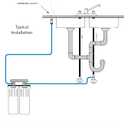 BlueBay Kitchen Drinking Water Faucet,100% Lead-Free for Non-air Gap Water Filtration System. High Grade Stainless Steel 304,Fits Most Reverse Osmosis Faucet (RO) (Brushed Nickel)