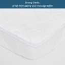 2-Piece Waterproof Massage Table Sheet Set,White