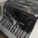 Accordion 41-Key 120 Bass, with 10 Pitch buttons,for musicians(Black)
